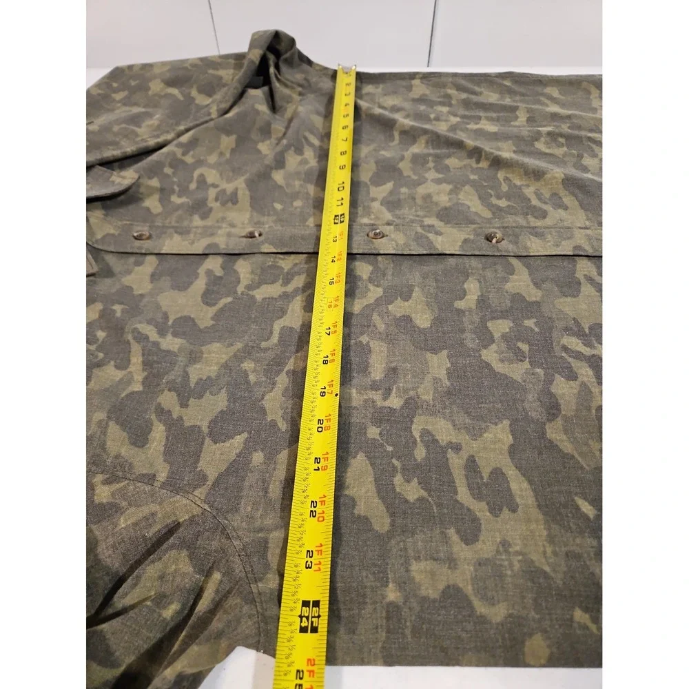 The North Face Shirt Mens XL Button Up Camo Long Sleeve Casual Outdoors(1905